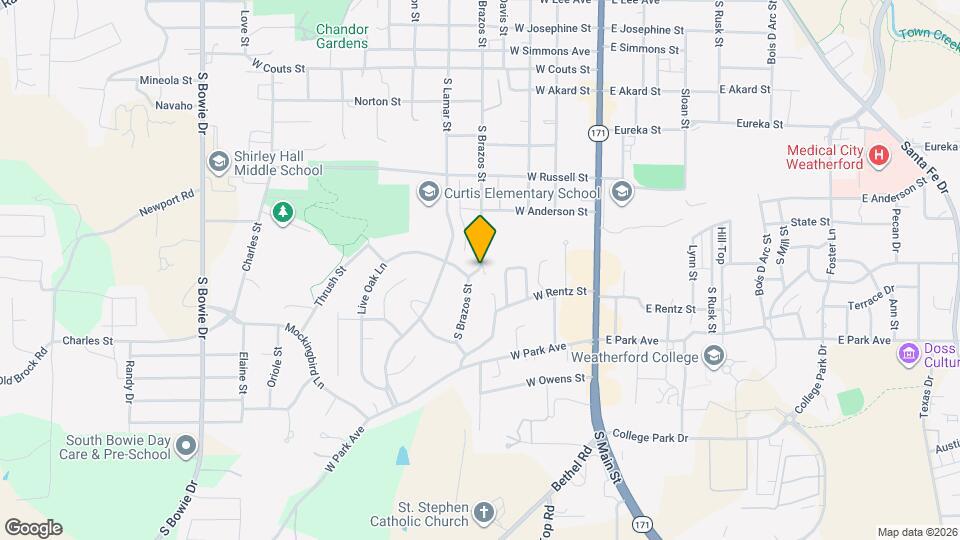 105-107 Brazos Ln Map and Location Details