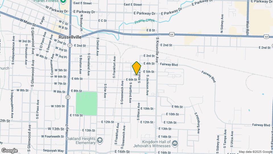 815 E 6th St Map and Location Details
