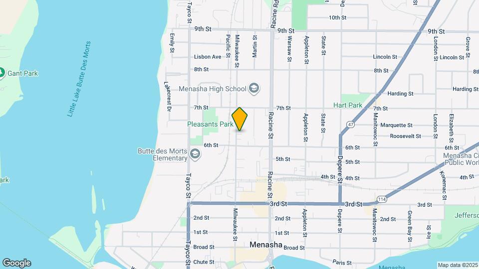 617 Milwaukee St Map and Location Details