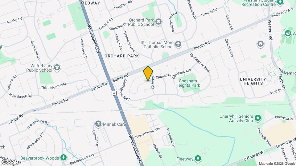 156 Paperbirch Crescent Map and Location Details