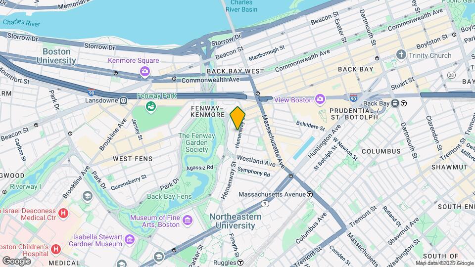 43 Hemenway St, Unit 121-5 Mapa y Detalles de la Ubicación