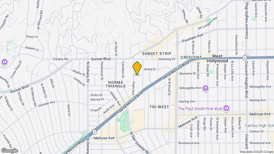 944 Palm Ave Map and Location Details