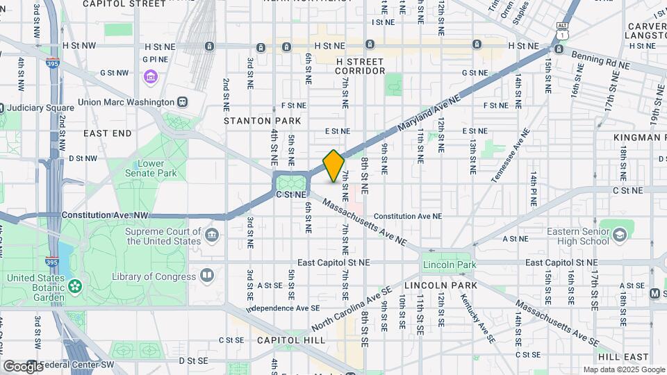 637 C St NE Mapa y Detalles de la Ubicación