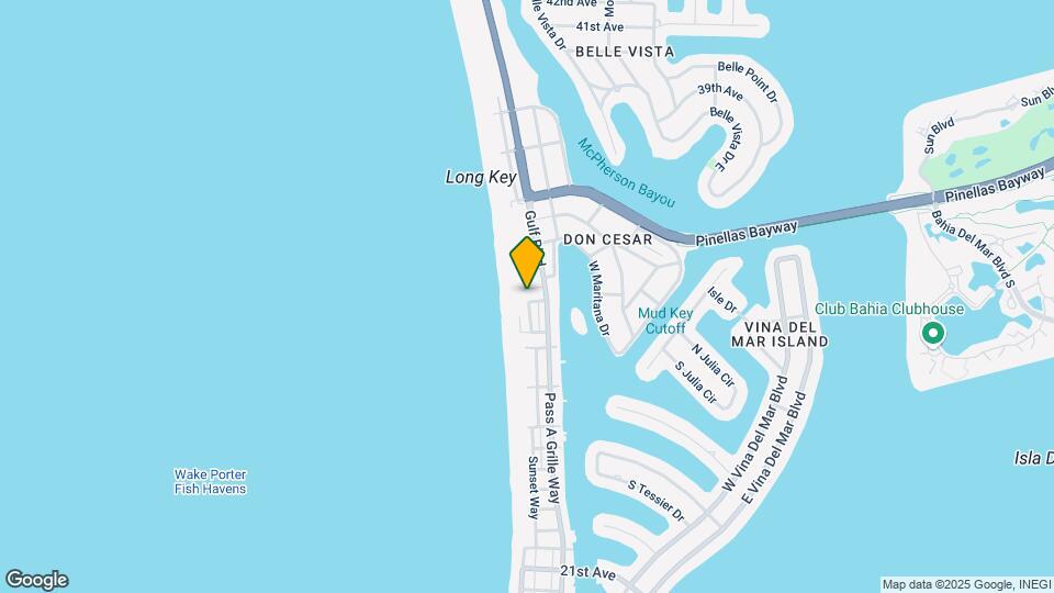 3200 Gulf Blvd Map and Location Details