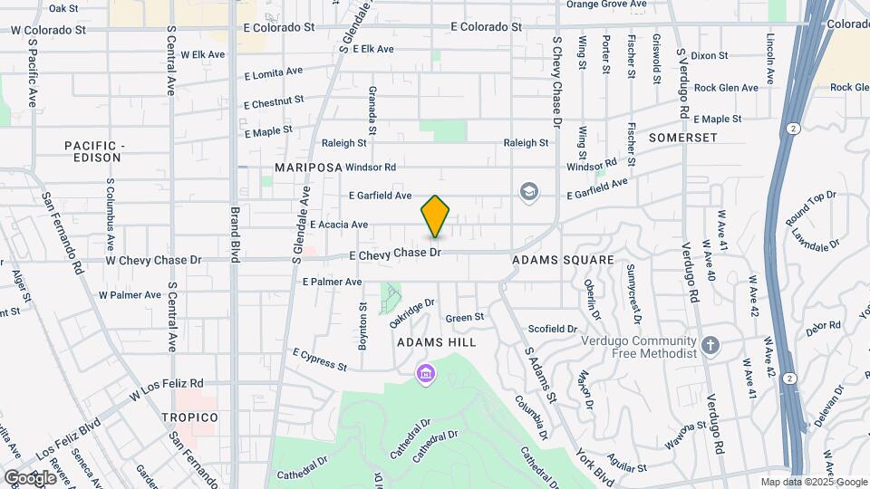 803 E Chevy Chase Dr Map and Location Details