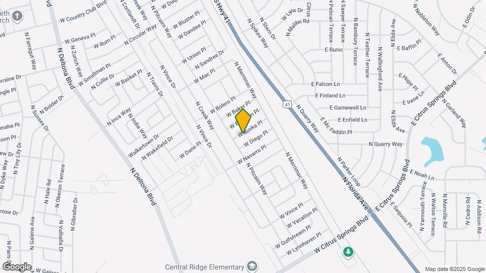 238 W Ruska Pl Map and Location Details