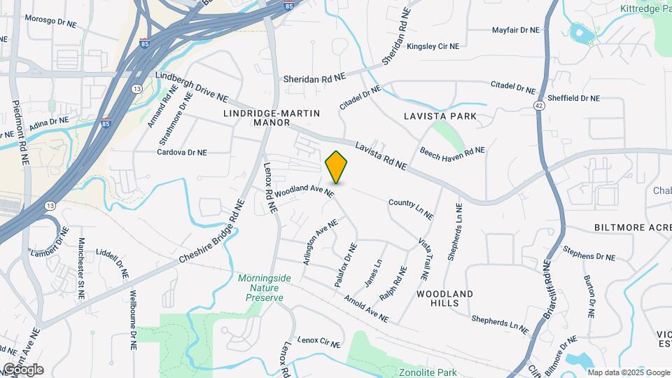 Lenox Hills Apartments Map and Location Details