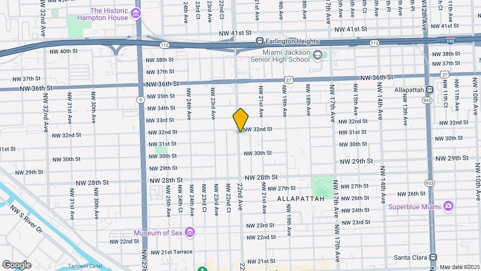 3127 NW 22nd Ave Map and Location Details