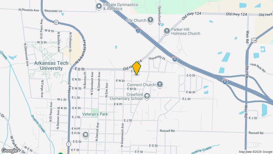 805 E N St Map and Location Details