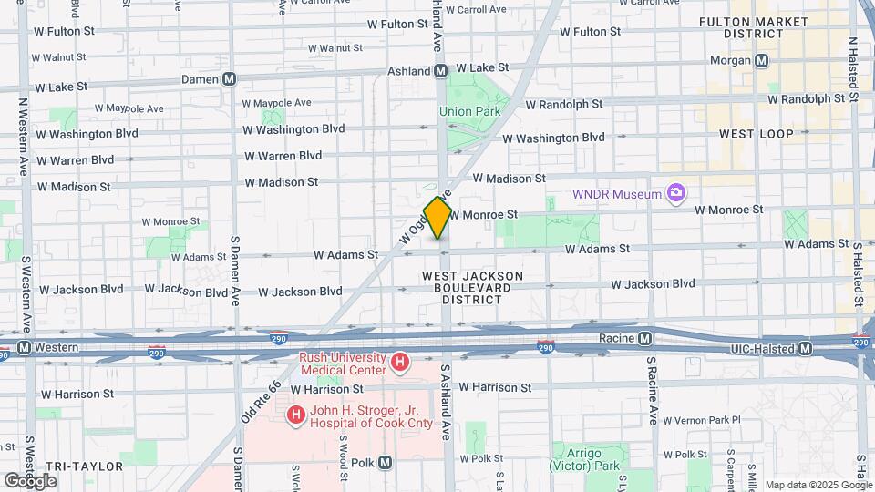 140 S Ashland Ave Map and Location Details