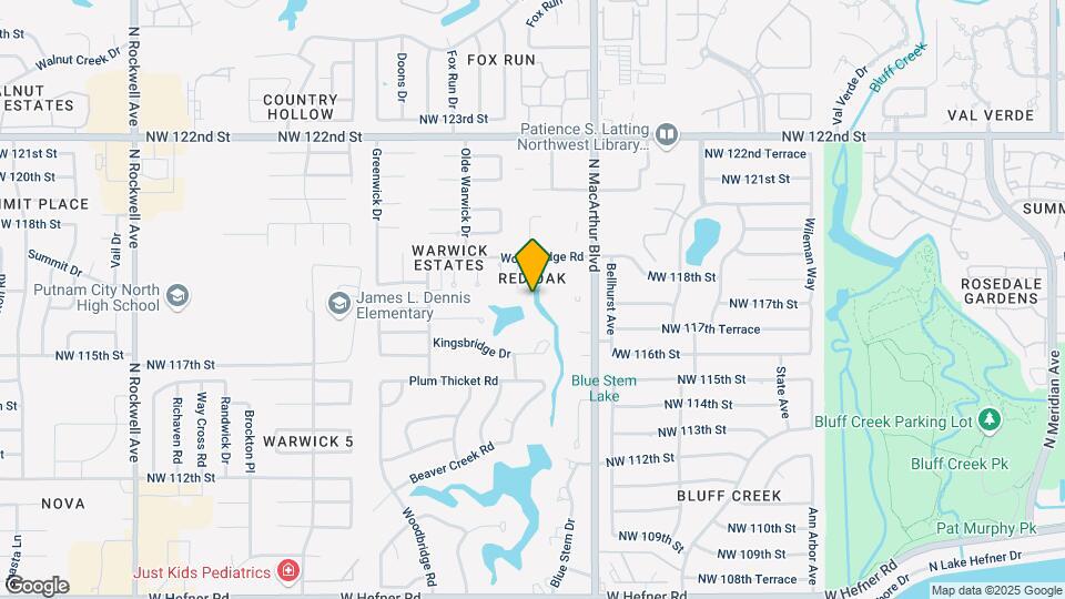 11800 Red Oak Way Map and Location Details