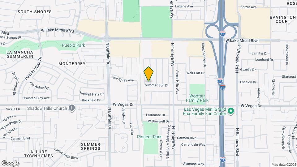 1701 Klamath Falls Way Map and Location Details