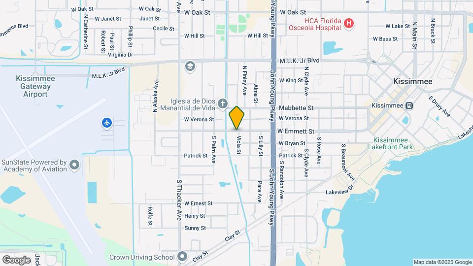 1502 W Emmett St Map and Location Details