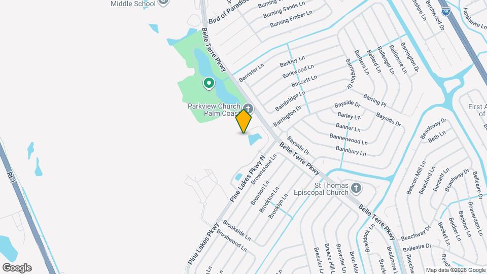 Pine Lake Mapa y Detalles de la Ubicación