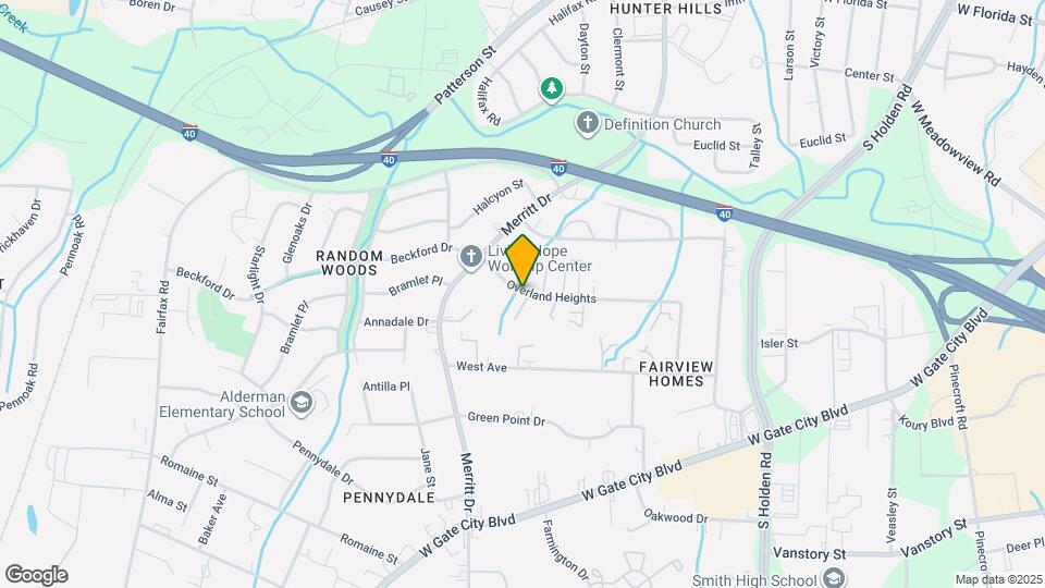 3909 Overland Hts Map and Location Details