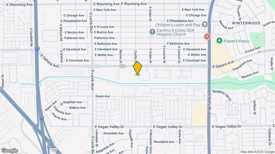 4555 E Sahara Ave Map and Location Details