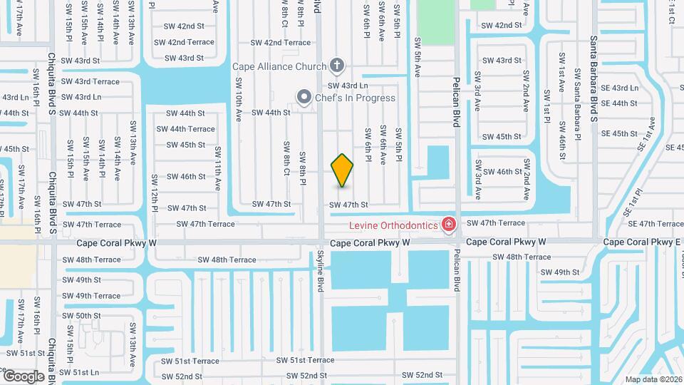 4619 SW 7th Pl Map and Location Details