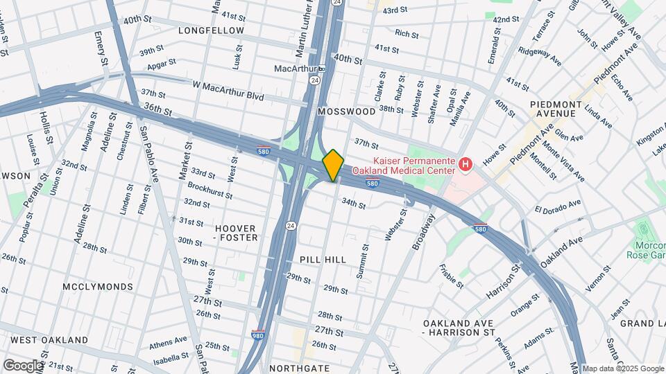 3425 Telegraph Ave Mapa y Detalles de la Ubicación