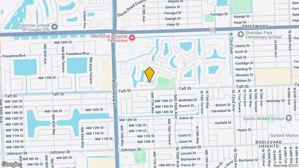 7750 Taft St Map and Location Details