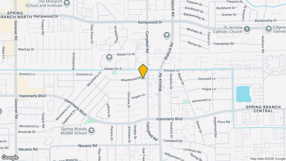 9506 Carousel Ln Map and Location Details