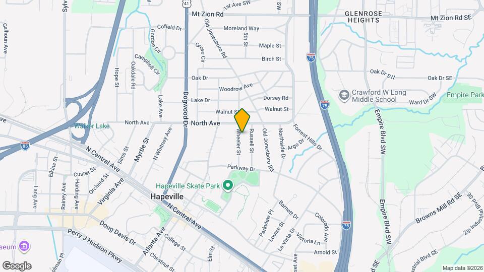 3284 Wheeler St Map and Location Details