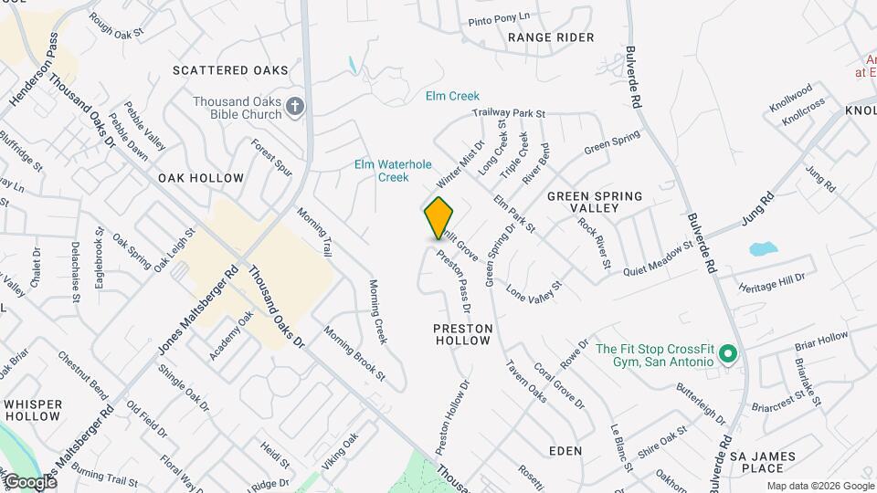 15418 Preston Pass Dr Map and Location Details