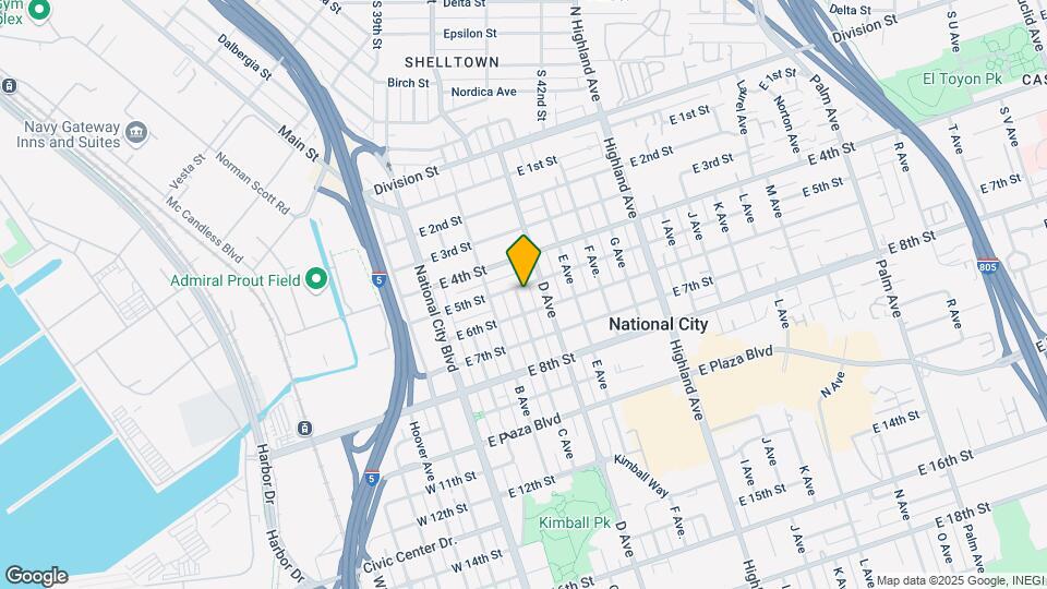 304 E 5th St Mapa y Detalles de la Ubicación