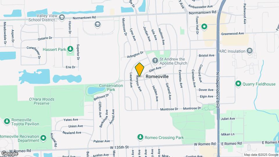406 Belmont Dr Map and Location Details