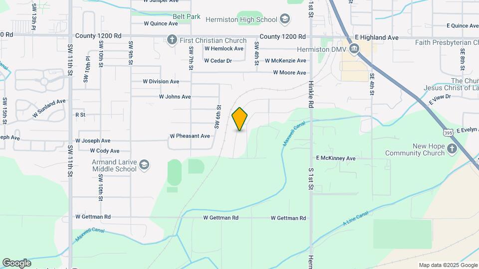 587 SW Cottonwood Dr Map and Location Details