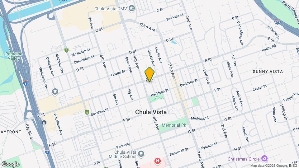 216 Glover Ave Mapa y Detalles de la Ubicación