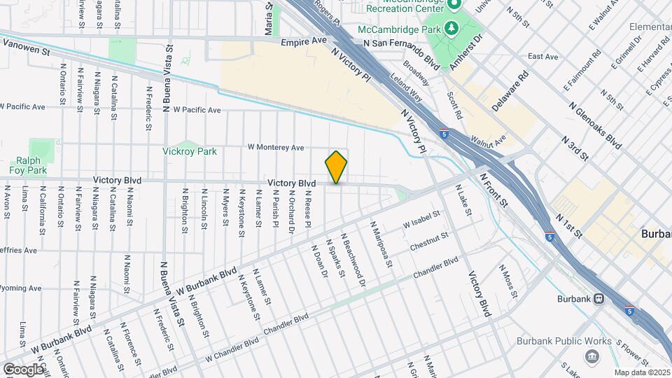 1504-1510 W Victory Blvd Map and Location Details