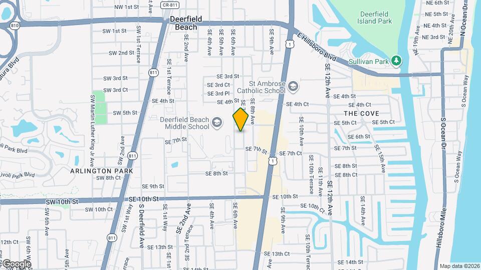 603 SE 7th Ave Map and Location Details