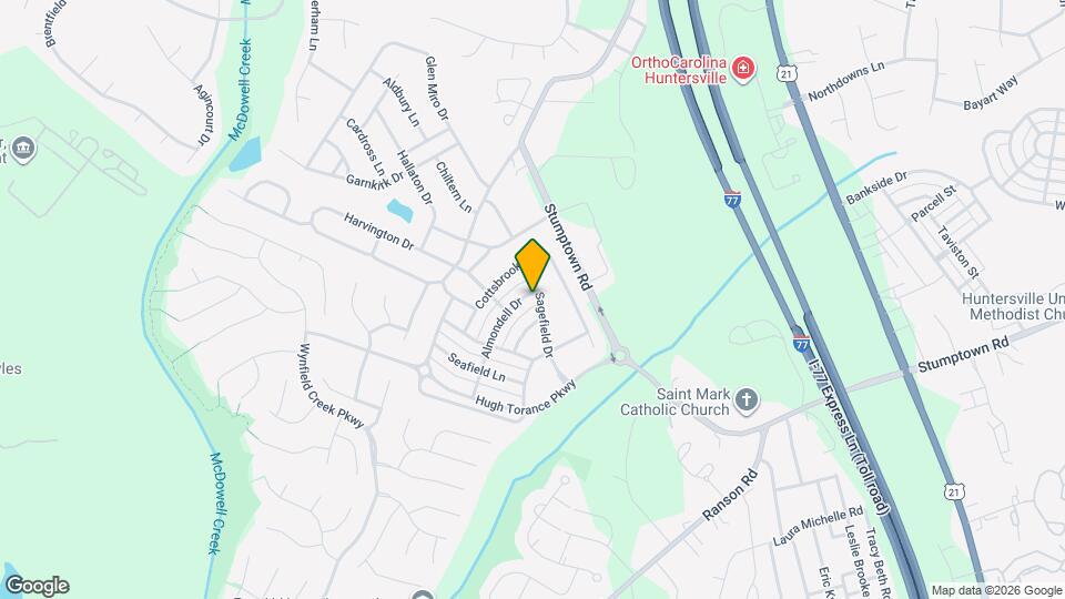 14909 Almondell Dr Mapa y Detalles de la Ubicación