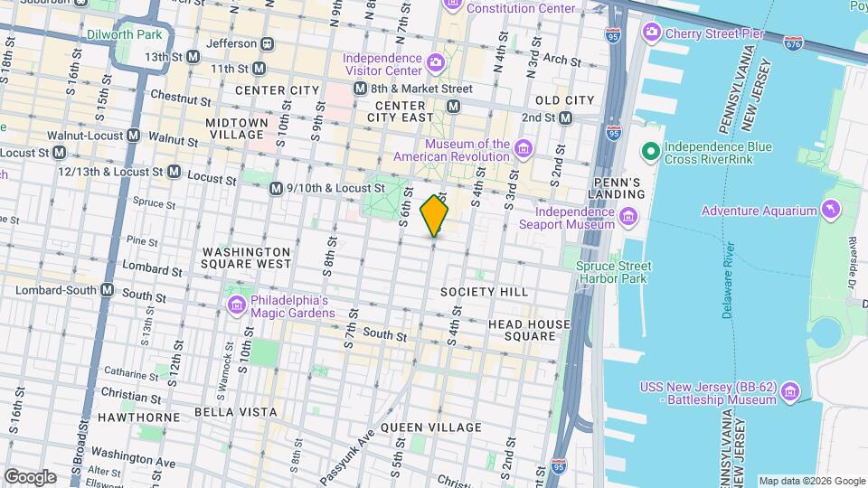 501 Spruce St Map and Location Details