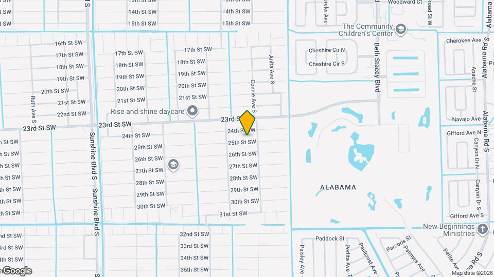 2606 25th St SW Map and Location Details