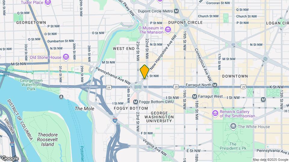 1007 New Hampshire Ave NW Map and Location Details