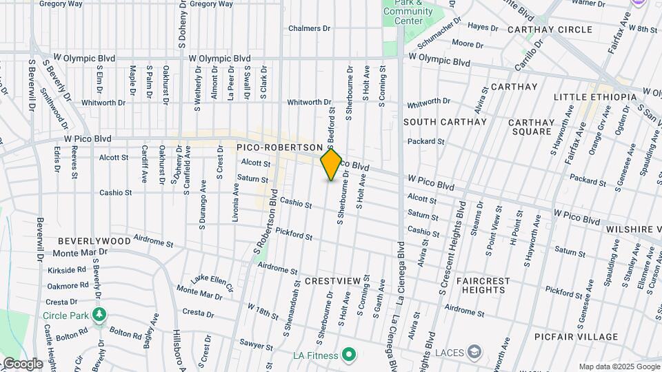 1442 S Bedford St Map and Location Details