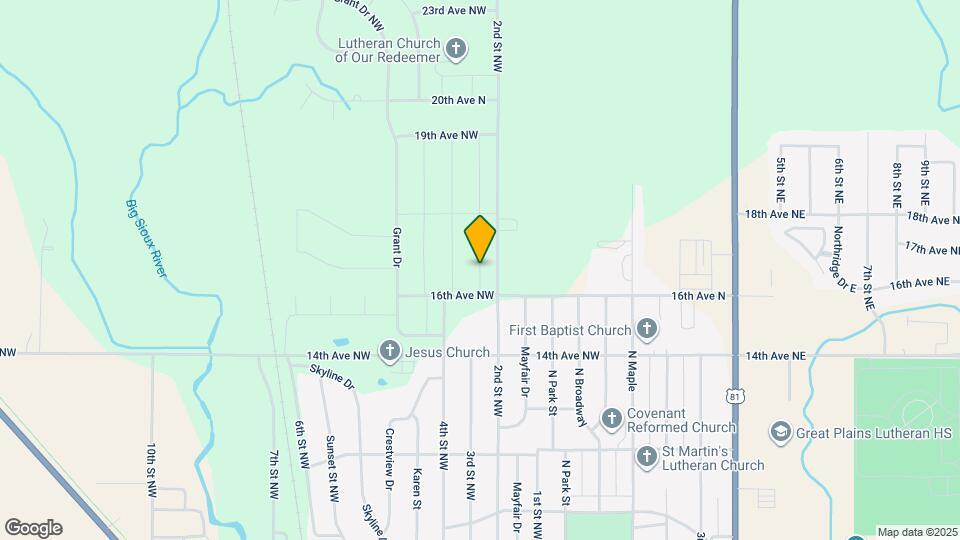 1624 3rd St NW Map and Location Details