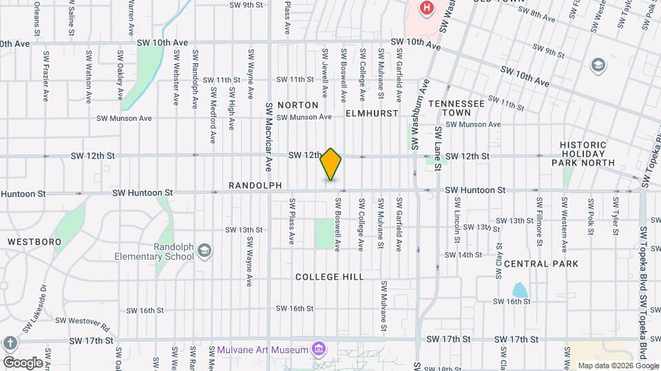 1236 SW Jewell Ave Map and Location Details