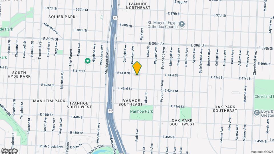 4106 Park Ave Map and Location Details