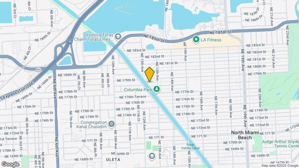 1201 NE 178th St Map and Location Details