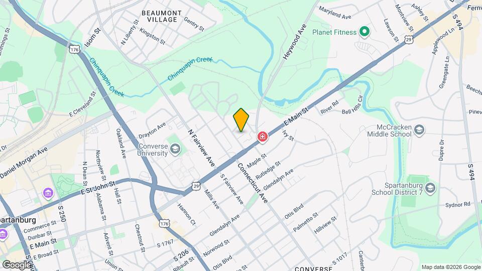 135 Oakwood Ave Map and Location Details