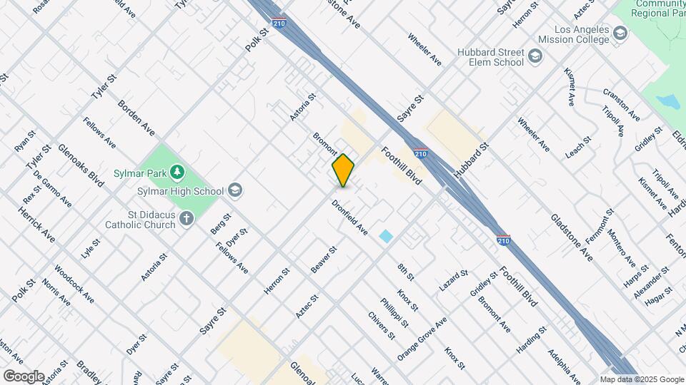 13910 Sayre St Map and Location Details