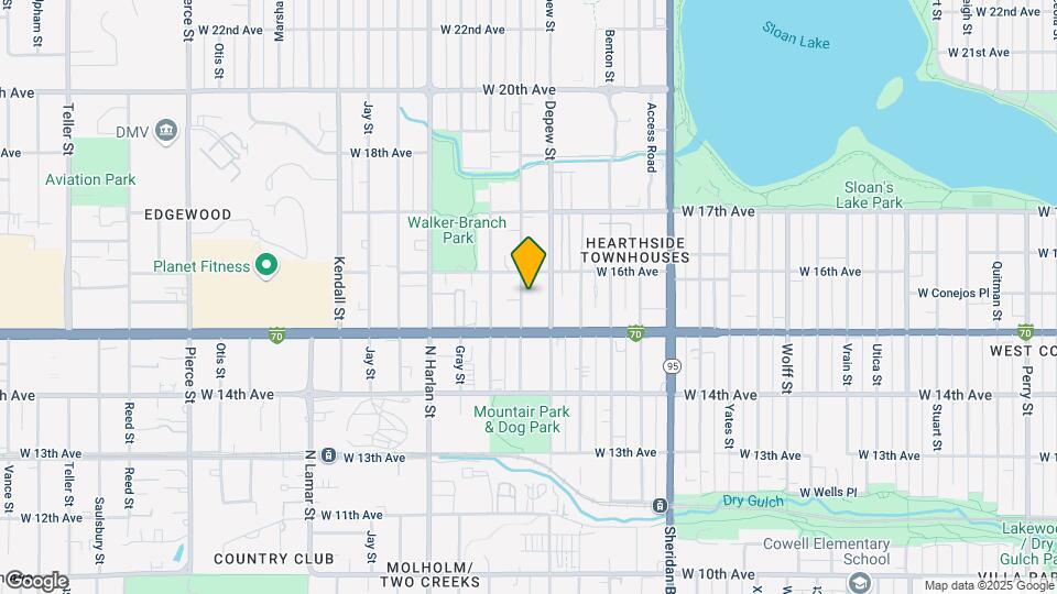 1550 Eaton St Map and Location Details