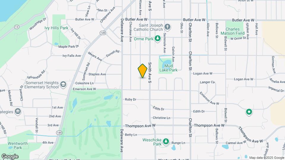 1324 Ottawa Ave Map and Location Details