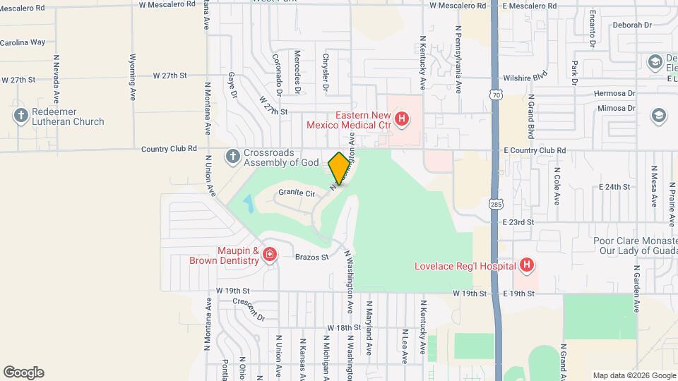 2207 N Washington Ave Map and Location Details