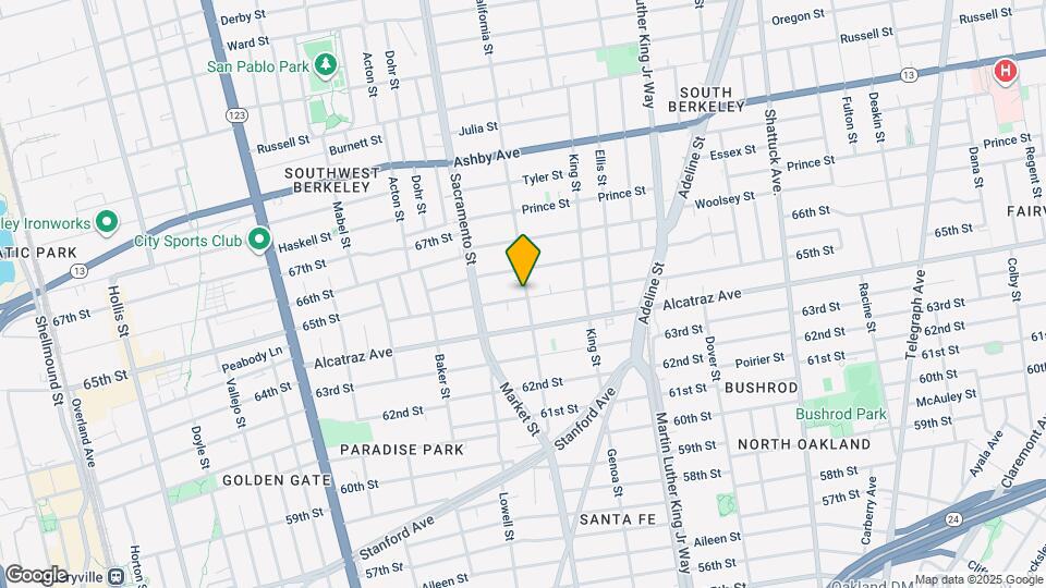 3216 California St Map and Location Details