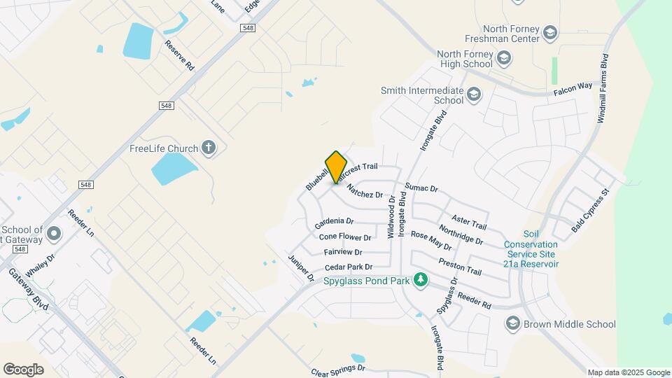 2043 Brook Meadow Dr Map and Location Details