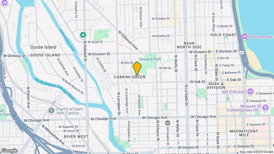 1017 N Cleveland Ave Map and Location Details