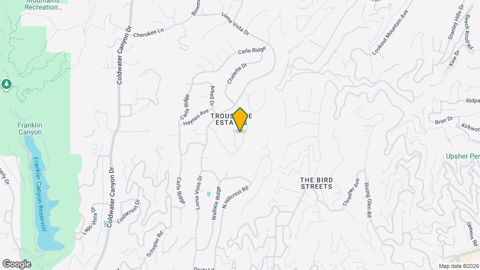 365 Trousdale Pl Map and Location Details